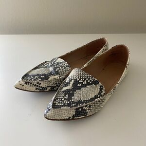 Snake skin flats